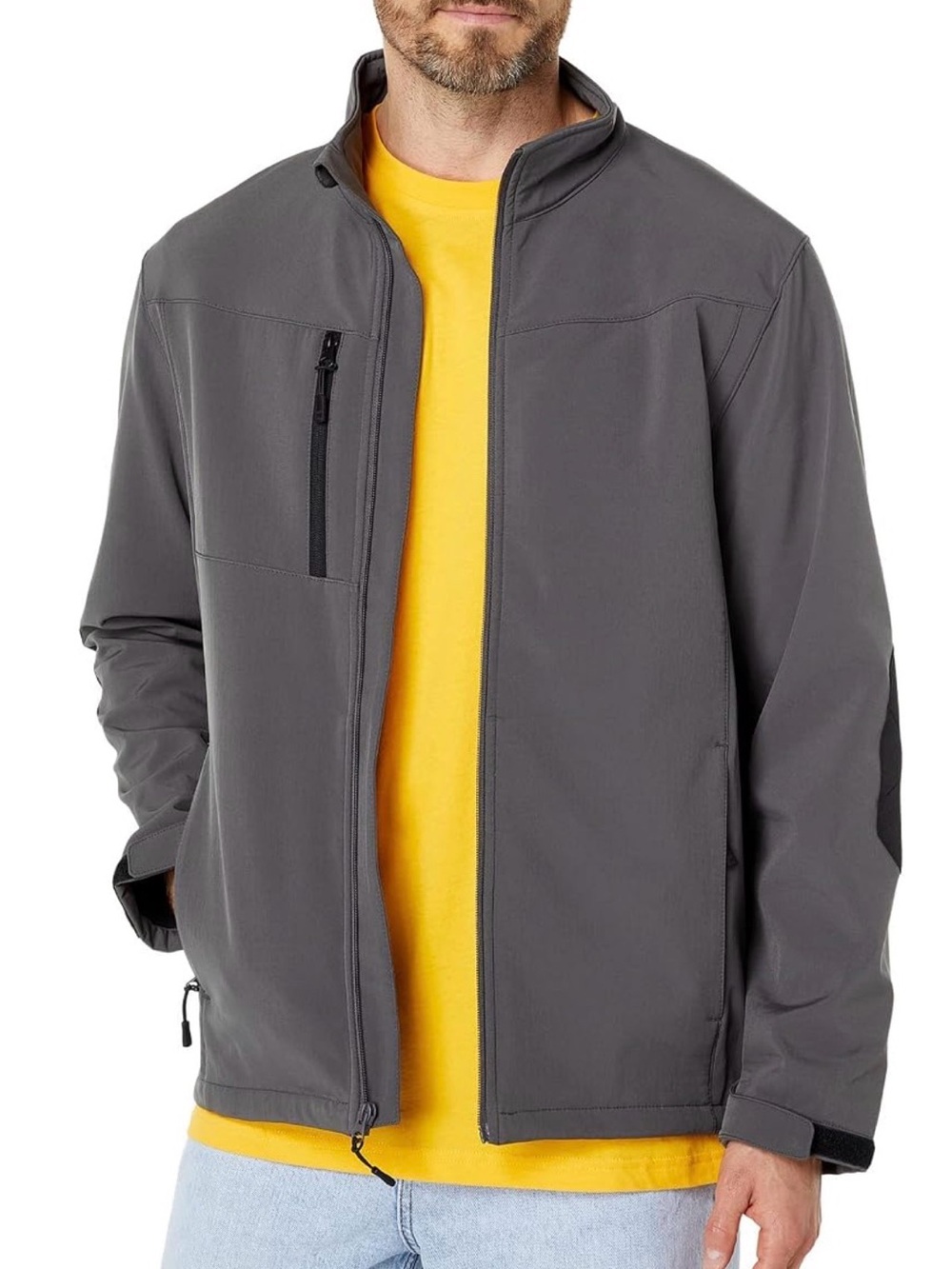 CAT Caterpillar Grid Fleece Bonded Softshell Jacket - XL